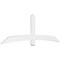 Ekena Millwork Bellingham Architectural Grade PVC Gable Bracket, 96"W x 32"H x 2"D x 6"F, 8/12 Pitch GBP096X32X0206BEL00 - alternate 1